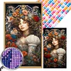 (40*70cm)Girl - Square AB Drill Diamond Painting