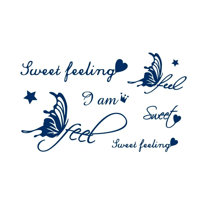Angel wings/fly Skull/butterfly/sweet feeling Lasts 15 Days Waterproof Temporary Tattoos Men Flash Tatoo Fake Tattoo Sticker