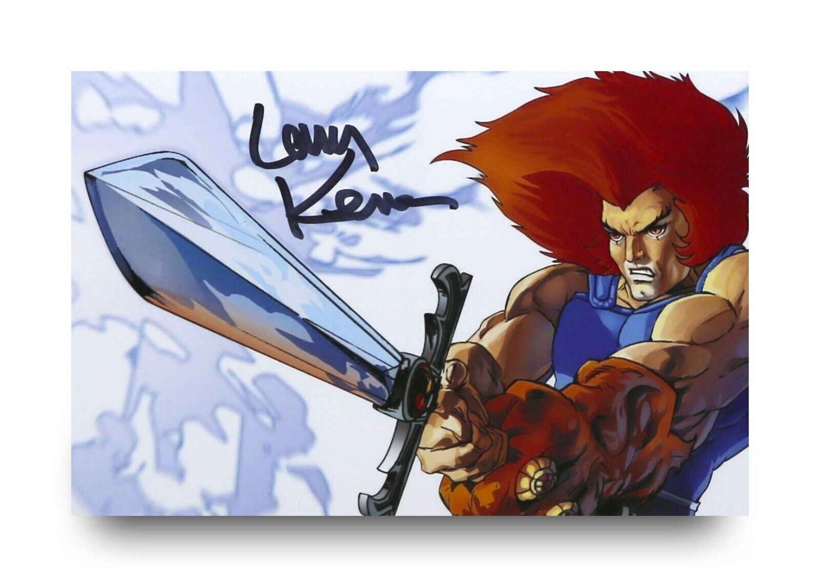 Larry Kenney Signed 6x4 Photo Poster painting Lion-O Thundercats Autograph Memorabilia + COA