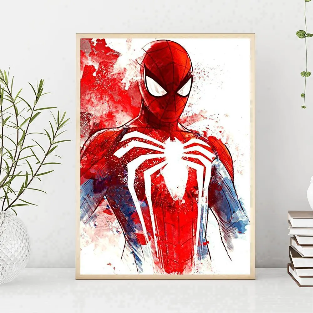 Spiderman - Full Round Diamond Painting