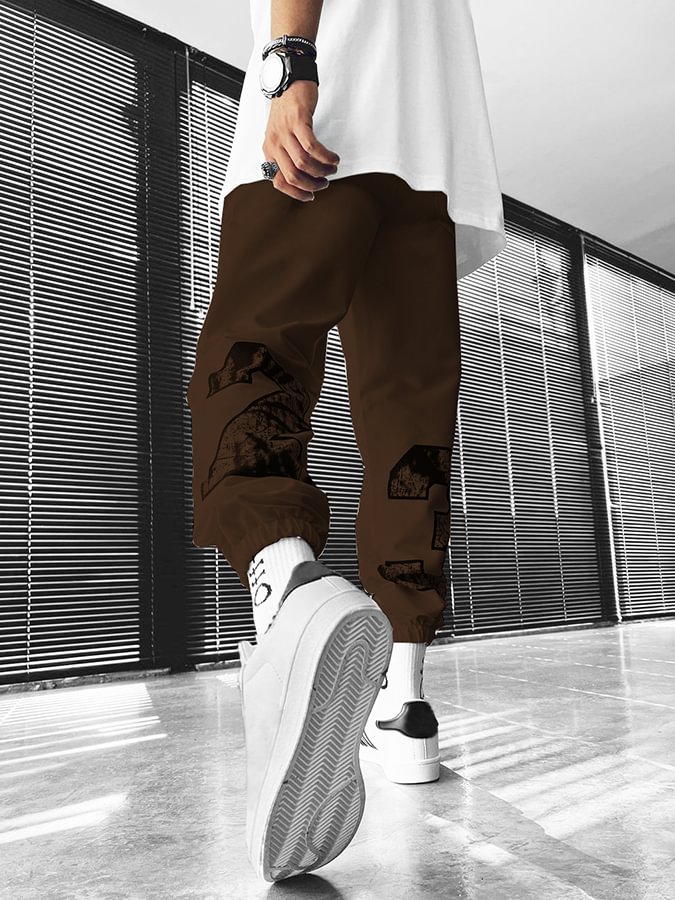 Men's Casual Print Pants