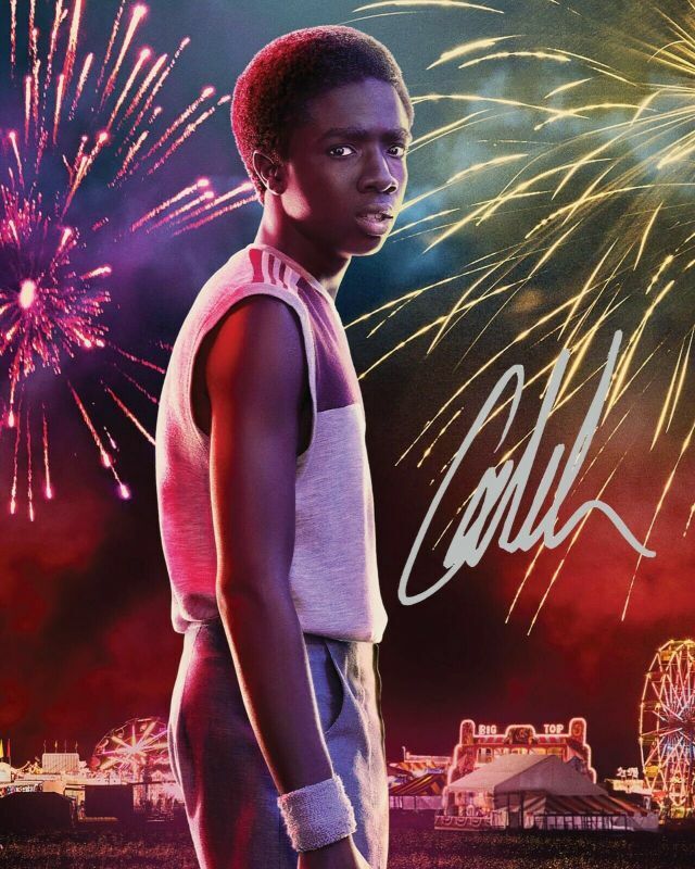 Caleb McLaughlin - Stranger Things Autograph Signed Photo Poster painting Print