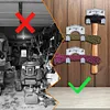 5pcs Hanger Holder Metal Hanging Hooks with Screw for Garden Kitchen Garage Tool