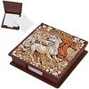 Wooden DIY Horse Diamond Painting Kit Note Box with 160 Papers for Office Desk