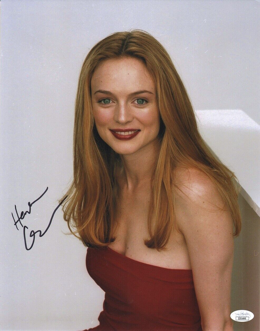 HEATHER GRAHAM Authentic Hand-Signed SEXY - BEAUTIFUL