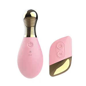 Remote control mini perfume bottle jumping egg multi-frequency strong shock bean stimulation friction R head vibrator