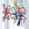 DIY Birds On Branch-Diamond Painting Pendant（Single-Sided)
