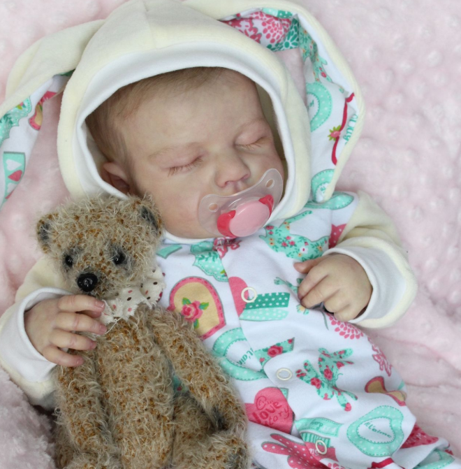 [Kids Gifts 2024 Special Offer] 20"  Chrissy Realistic Reborn Baby Girl with "Heartbeat" and Coos
