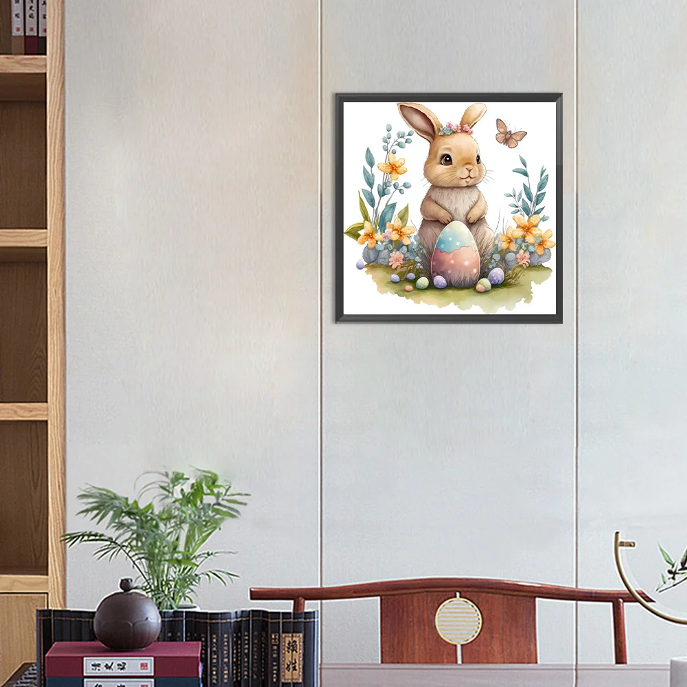 Diamond Painting - Full Round Drill - Rabbit(Canvas|30*30cm)