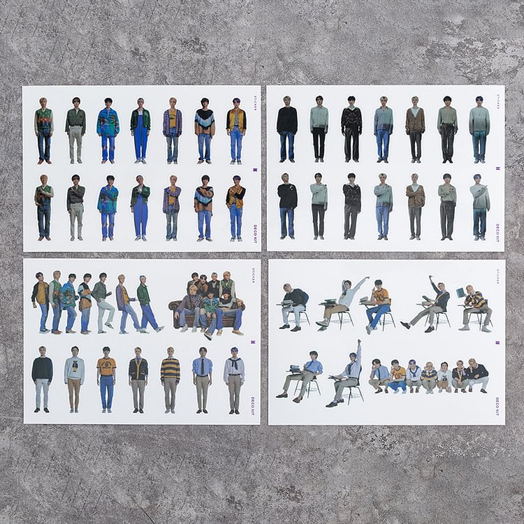 BTS DECO KIT Member Sticker