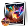 (40*40cm)Easter Egg Dragon - Full Round Drill Diamond Painting