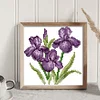 Flower Of Happiness - 14CT Stamped Cross Stitch 17*17cm/6.69*6.69in(Brand)