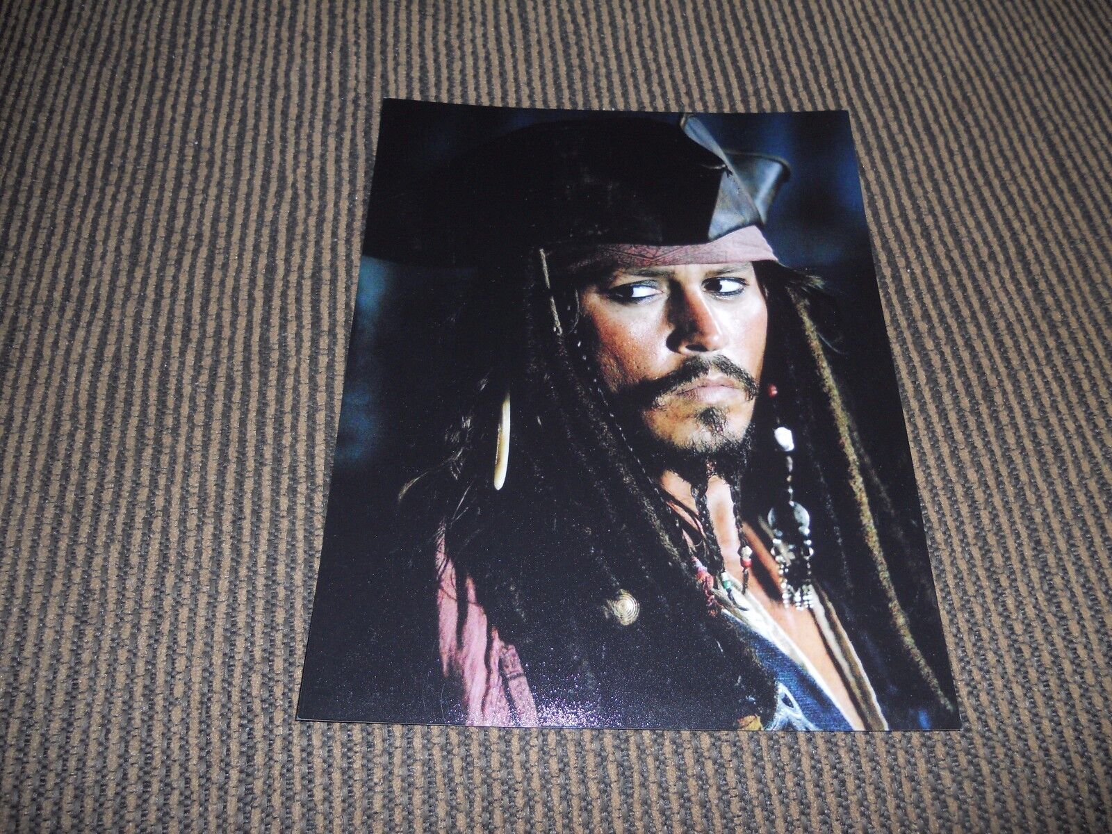 Johnny Depp Sexy Pirates Of The Caribbean 8 x 10 Color Photo Poster painting #7