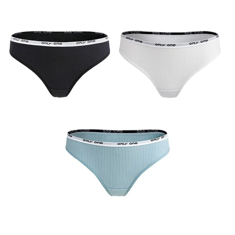 Billionm pcs/lot Cotton G-string Women Thongs S-4XL Sexy Panties Underpants Letter Femme Underwear Thong Design Pantys Lingerie