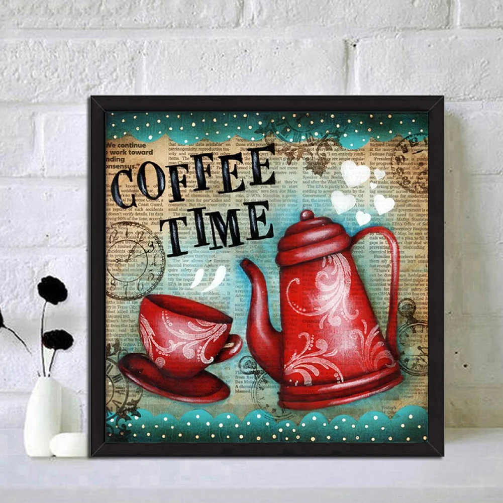 Diamond Painting - Full Round Drill - Coffee Time(30*30cm)