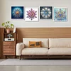 (US Only)4pcs Mandala - Diamond Painting - Partial Special Shaped Drill (Canvas|30*30cm)