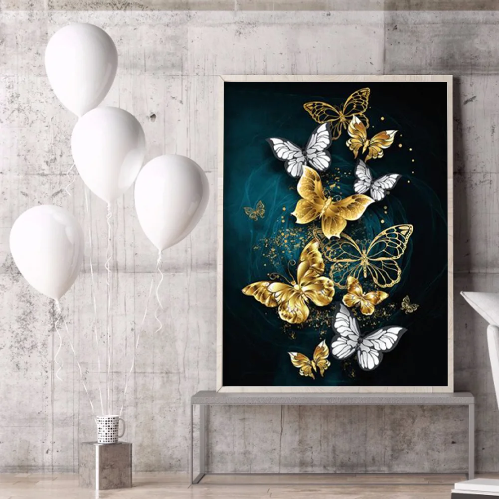 Diamond Painting - Full Round Drill - Butterfly(30*40cm)