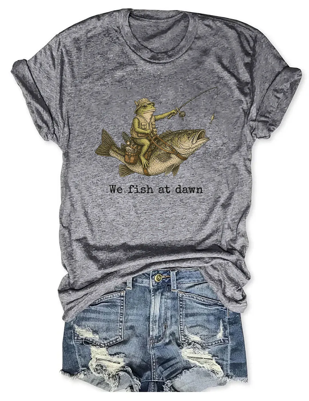 We Fish At Dawn T-shirt