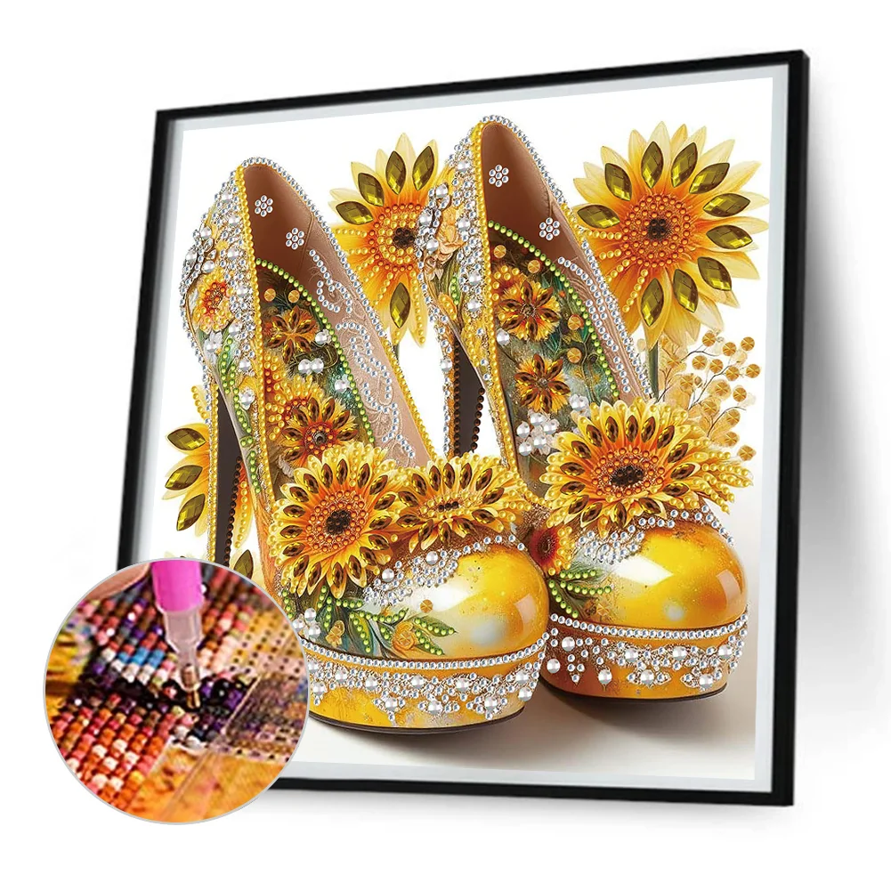 Diamond Painting - Partial Special Shaped Drill - High Heel(Canvas|30*30cm)