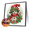 Diamond Painting-DIY Crystal Rhinestone Xmas Snowman