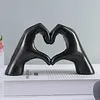 Heart gesture sculpture/Love hand home decor