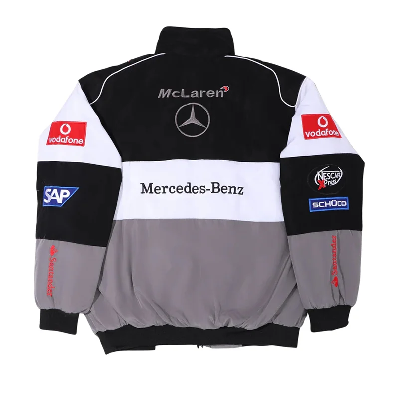 Unisex Racing Style Street Fashion Loose Racing Casual Print Jacket