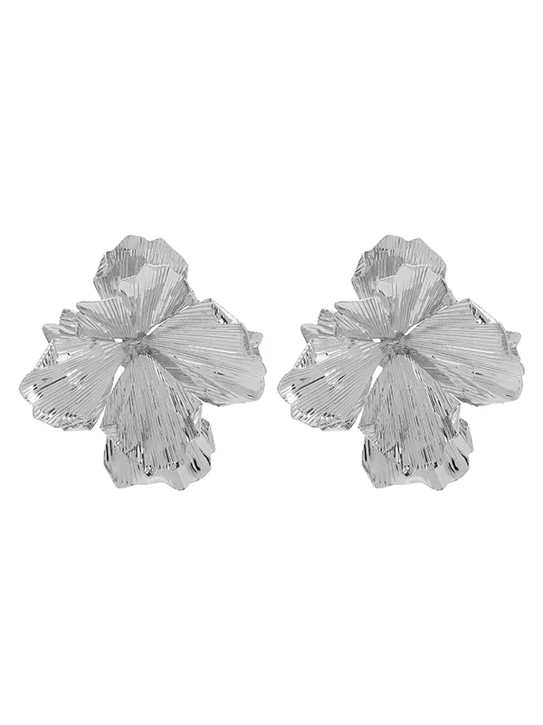 Flower Shape Drop Earrings