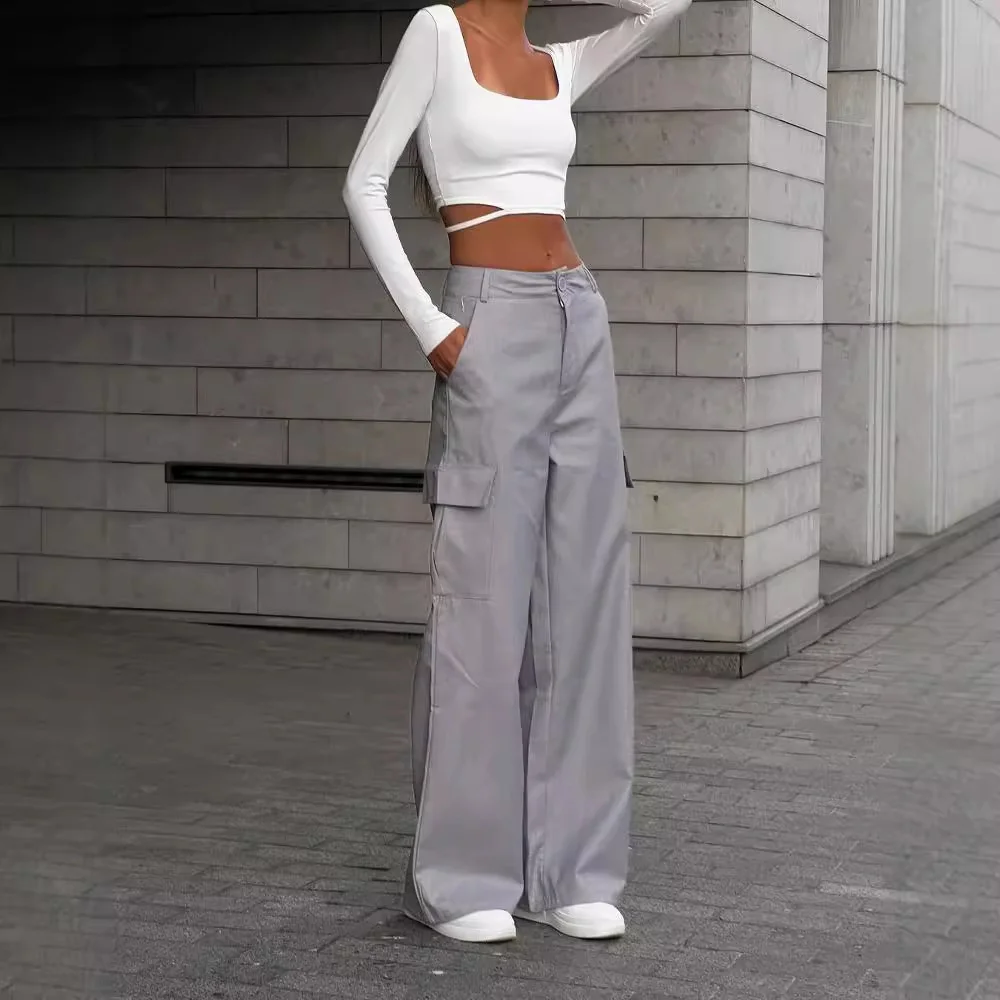 Nigikala Nigikala Autumn And Winter New Commuter High-Waisted Trousers Casual Trousers Women