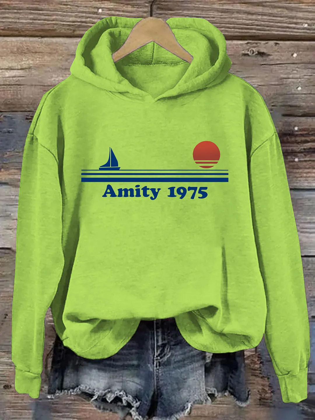 Jaws Amity 1975 Hoodie