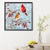 Diamond Painting-DIY Full Round Drill Cardinal on the Branch