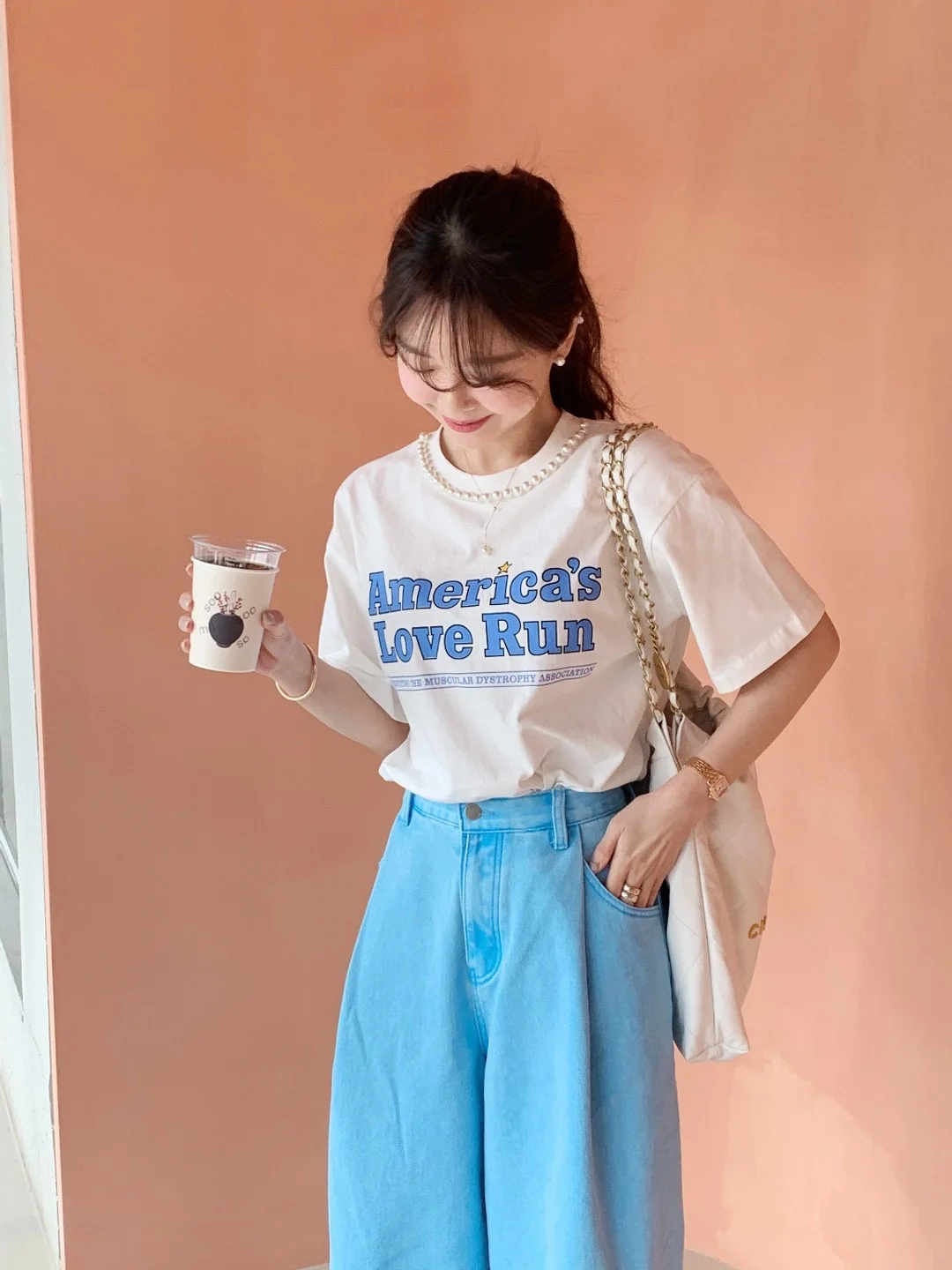 Toloer Toloer Chic Summer French Print Loose Casual Short-Sleeved T-Shirt-Outfit Ideas