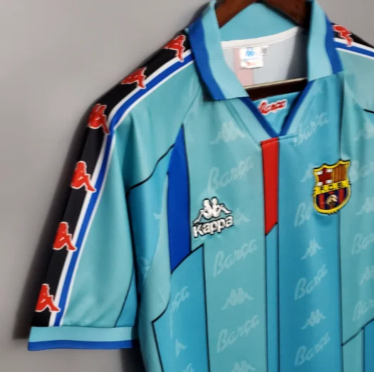 Retro Barcelona 96/97 Away Football Shirt Thai Quality