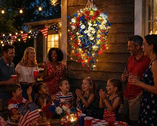 ✨Independence Day Hot Sale❤️🤍💙 🇺🇸 Red. White & Blue Flowers for America's 250th &ndash; Perfect for Porch & Party 💐