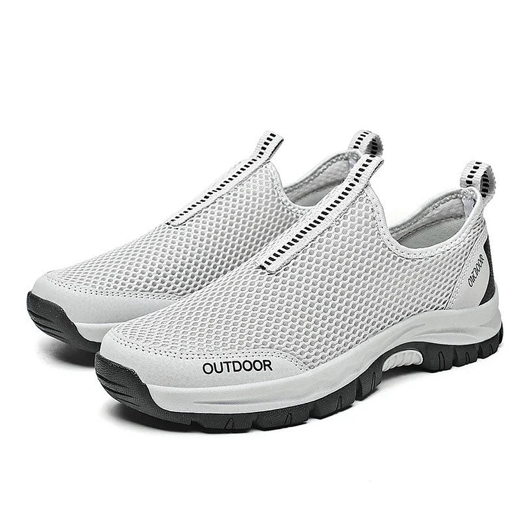 Men Breathable Mesh Slip-On Casual Shoes