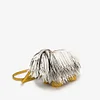 Scrappy Fringed Dog Leather Crossbody Bag