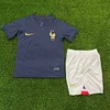 2022 France Home Football Shirt Kids Size 1:1 Thai Quality