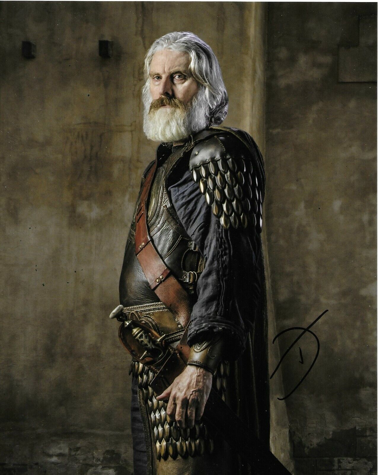 David Threlfall Signed Troy: Fall Of A City 10x8 Photo Poster painting AFTAL