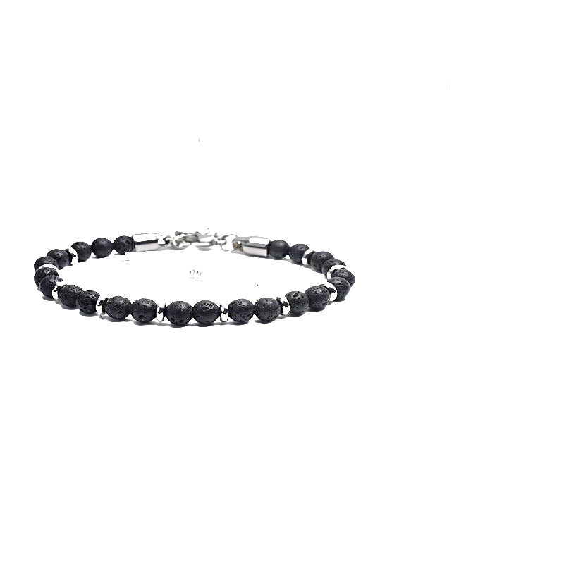 Minimalist Round 304 Stainless Steel Beaded Unisex Bracelets