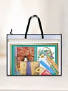 (US Only)Cross Stitch Art Portfolio Bag Large Capacity Board Holder Bag for Large Posters