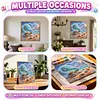 Heart Wave Turtle Family Special Shaped 5D DIY Partial Drill Diamond Painting Kits for Adults Beginners Home Decor Diamonds Dots Gem Art Kits 11.81 X11.81inch
