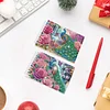 2 Pack Peacock DIY Diamond Art Spiral Notebook Kit 80 Pages No Lines