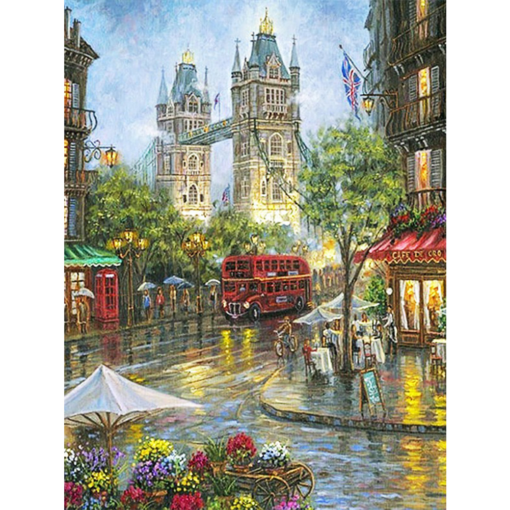 

London Bridge - Round Drill Diamond Painting - 40*50CM, 501 Original