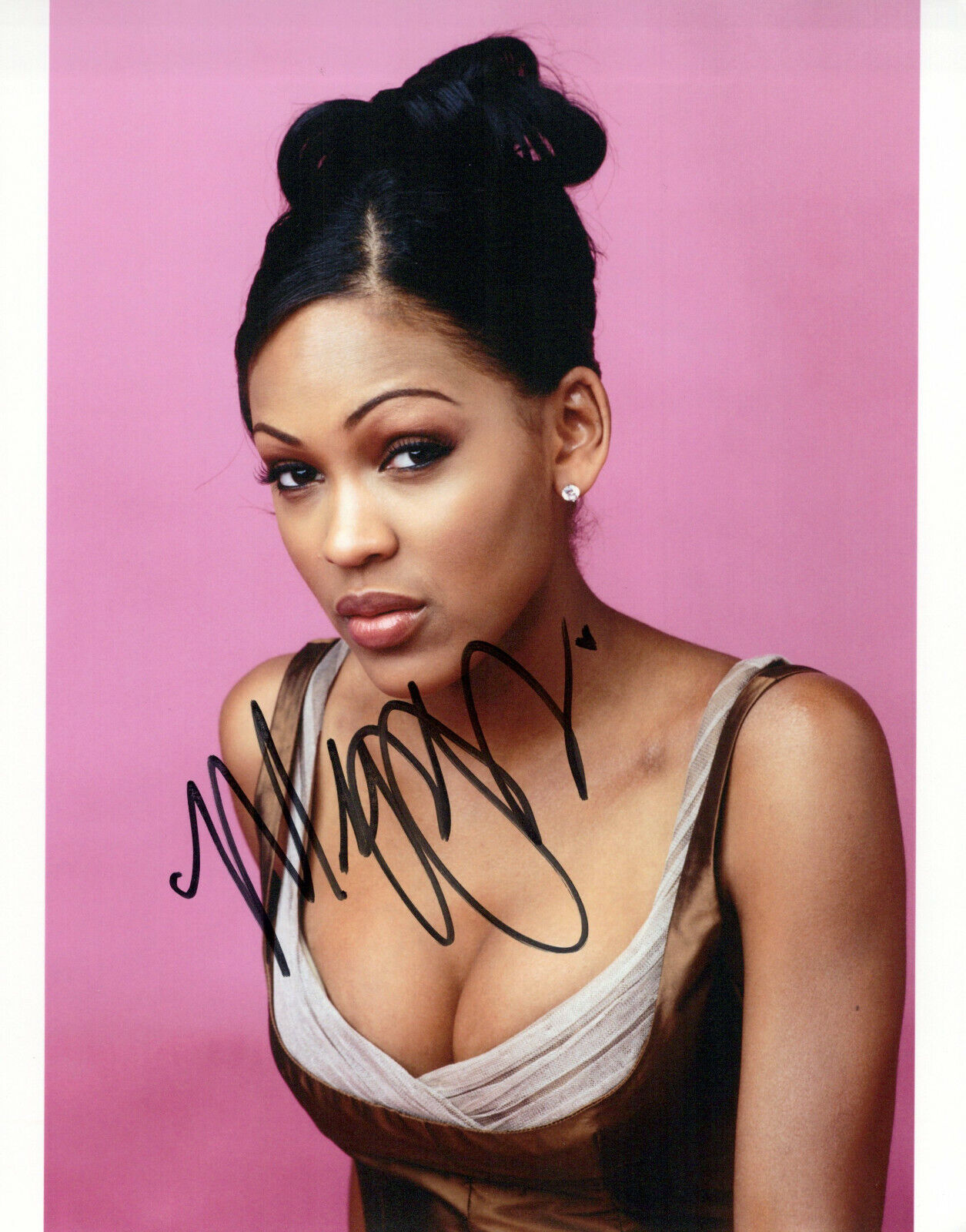 Meagan Good glamour shot autographed Photo Poster painting signed 8x10 #9