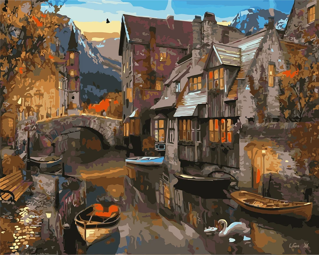 City Paint By Numbers Kits UK W-231