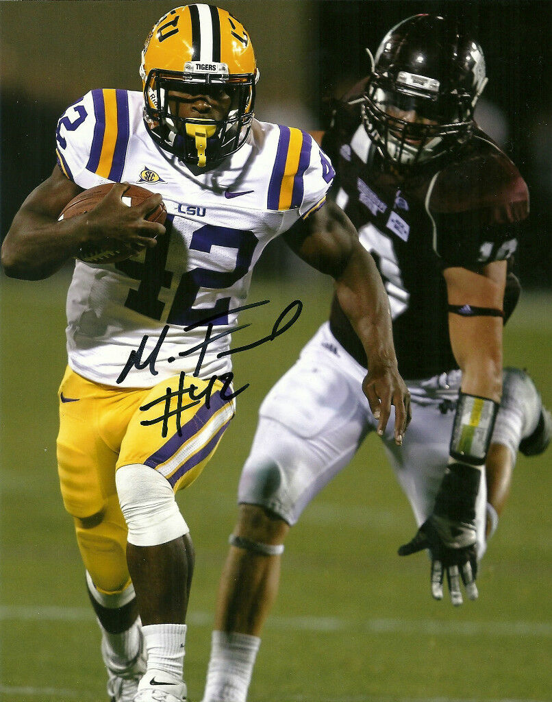 MICHAEL FORD HAND SIGNED LSU TIGERS 8X10 Photo Poster painting W/COA