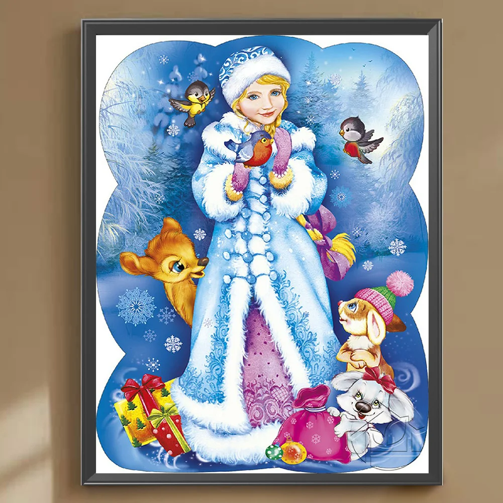 Diamond Painting - Full Round Drill - Snow Maiden(Canvas|30*40cm)