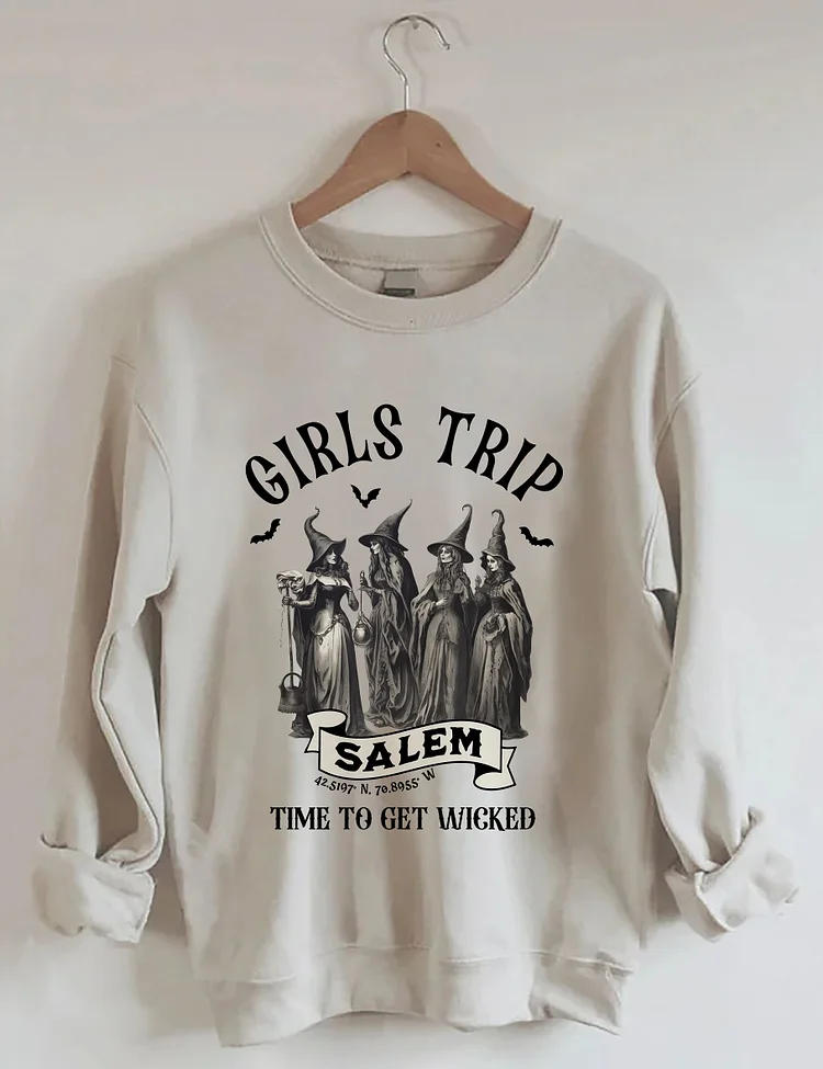 Girls Trip Salem Massachusetts Sweatshirt socialshop