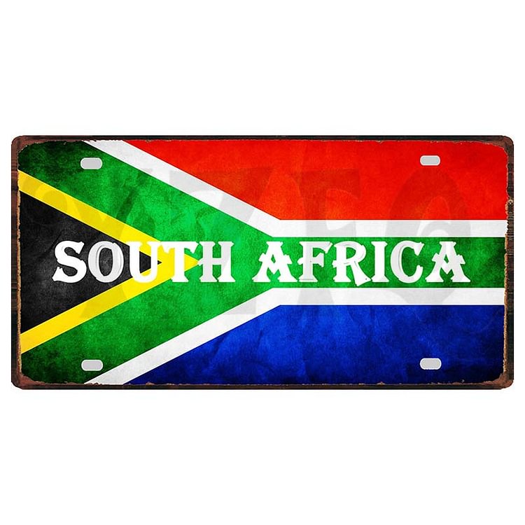 30*15cm - SOUTH AFRICA - Car License Tin Signs/Wooden Signs