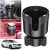 Car Cup Holder Expander with Expandable Base Car Drink Adapter Cup Holder Insert