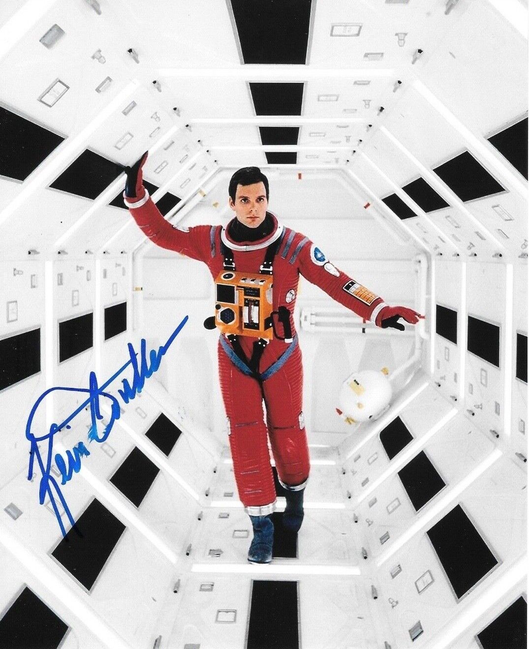 * KEIR DULLEA * signed 8x10 Photo Poster painting * 2001: A SPACE ODYSSEY * COA* 1